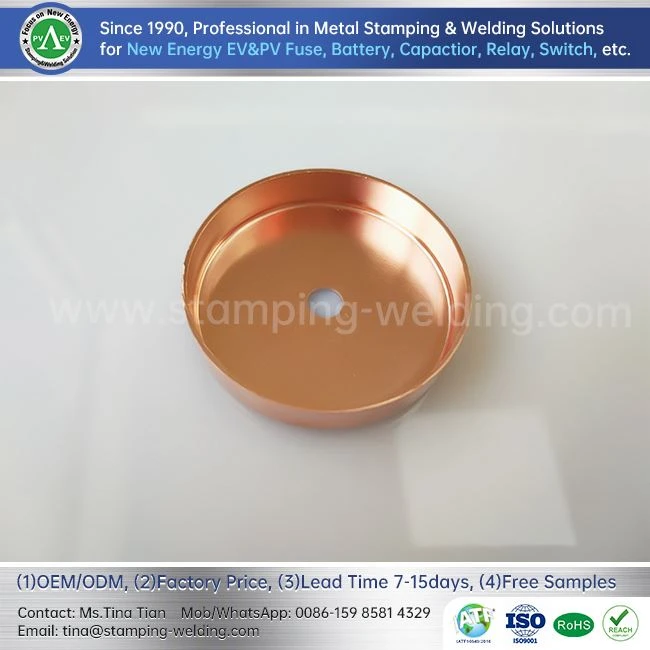 Photovoltaic Fuse Copper End Cap