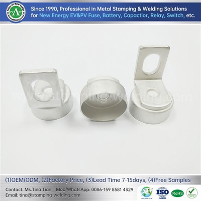 Ensamblaje de soldadura fuerte de estaño con tapa y cuchillo de cobre para fusible de automóvil