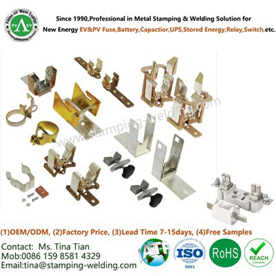 Cuchillo de cobre para fusible e interruptor