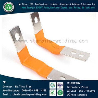 Barra colectora de cobre flexible aislada de PVC