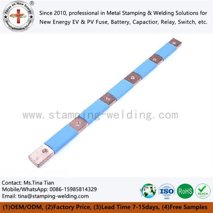 Copper Busbar with PVC Dipping