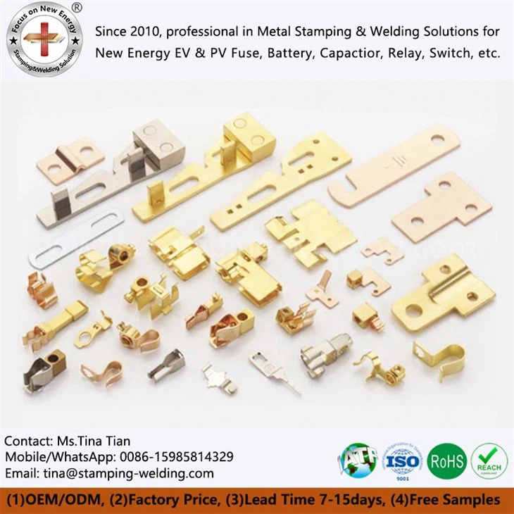 Pressing Copper Stamping Bending Connecting Parts