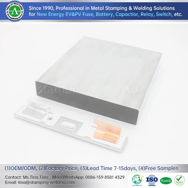 Carcasas de aluminio para cajas de baterías prismáticas y cilíndricas