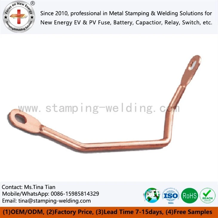 Customized 3D Bending Copper Busbar