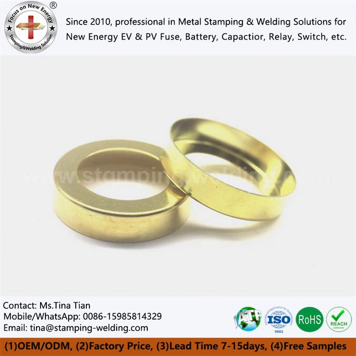 Tapa del extremo de latón para fusible