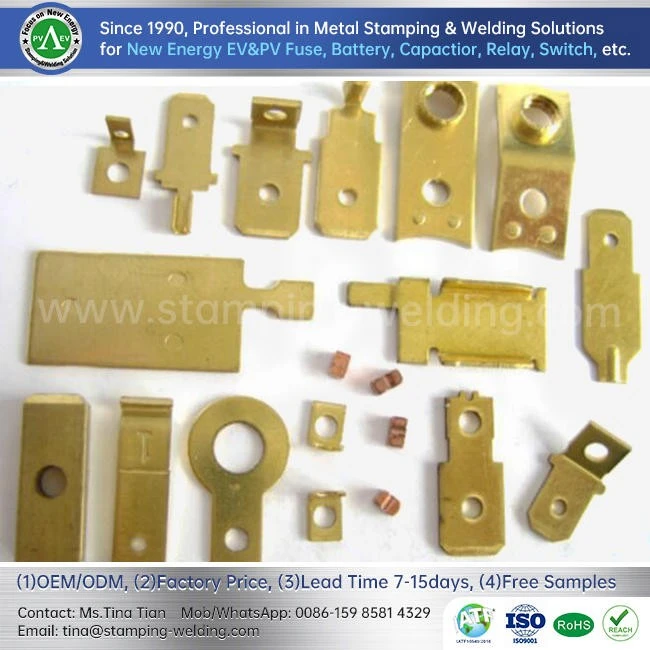 Electrical Brass Press Parts For Switch Socket