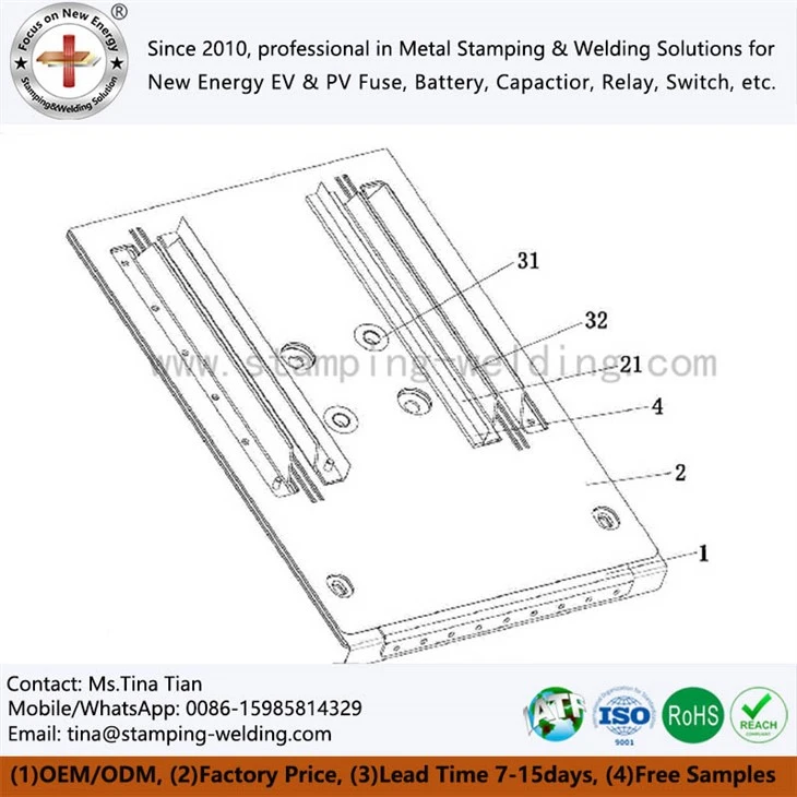 Customized Electric Vehicle Solution Laminated Busbar