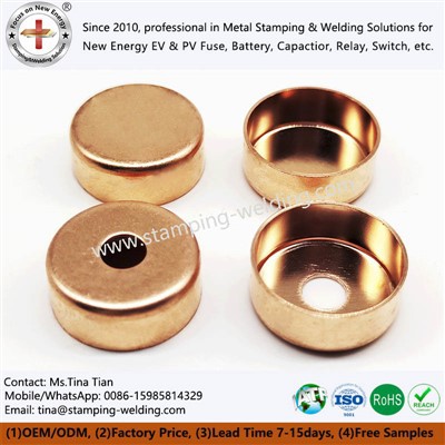 Accesorios de soldadura de la tapa del extremo de cobre