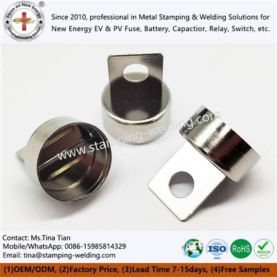 Extremo de tapa de tubo de cobre para fusible