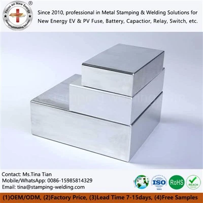 Carcasa de aluminio con celda de hierro y litio