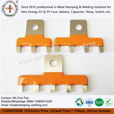 Barra colectora de cobre flexible de PVC bañado