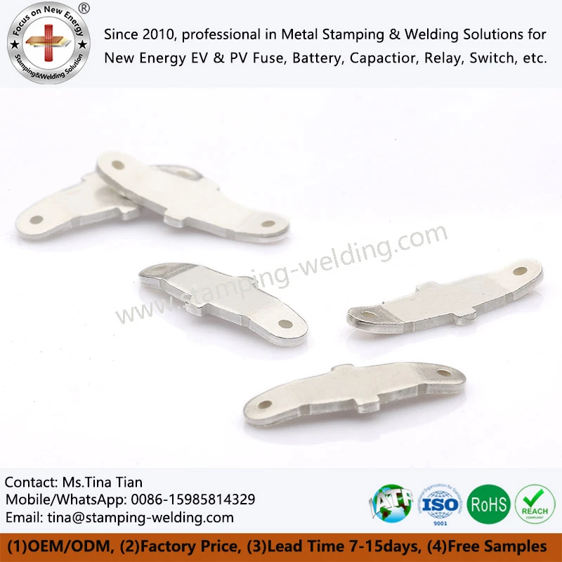 Brass silver coated stamping parts Brass silver coated stamping parts