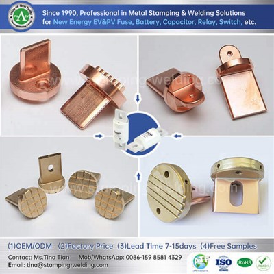 Cuchillo de contacto de cuchilla para fusible rápido