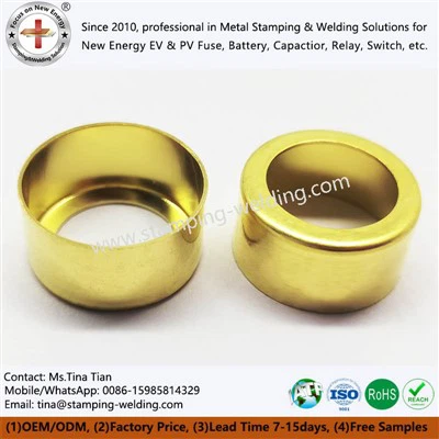 Tapas interiores de latón para fusible EV