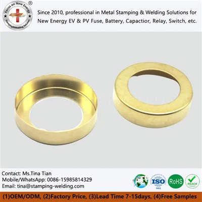 Tapas interiores de latón para fusible fotovoltaico