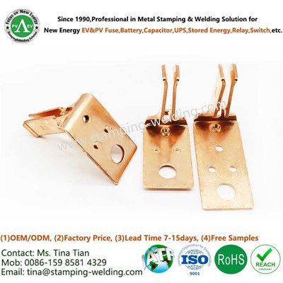 Portafusibles de cobre tipo cuchilla NH