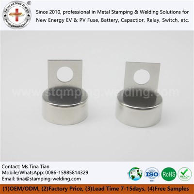 Componentes de soldadura de contacto y tapa final