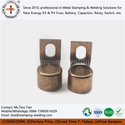 Tapa de extremo fusible y contacto para automóvil de nueva energía