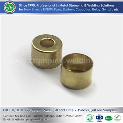 Tapa interna de latón del fusible de alto voltaje