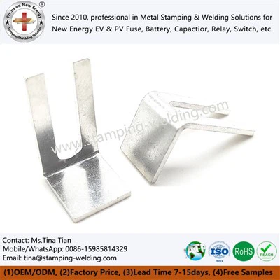 Terminal tipo L-de cobre plateado-