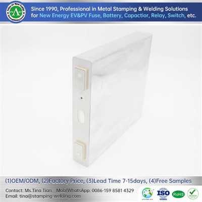 Caja de batería cuadrada de aluminio